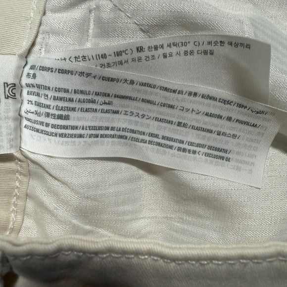 Hollister Ultra High Rise Dad Pant, Women's Size 26R Beige‎ Cotton Stretch Cargo - Picture 4 of 8